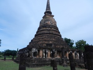 Wat Chang Lom, Sukhothai, Thailand.
