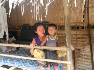 Ancient Thai lifestyles in Laos.