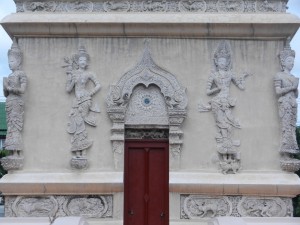 Thewada on the ho trai of Wat Phra Singh, Chiang Mai, Thailand.