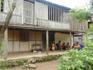 Village life in Laos.