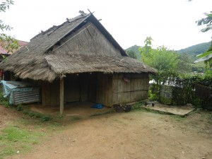 A home in the mountains of Laos, near Luang Prabang.