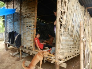 Family life in the mountains of Laos
