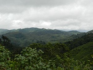 Mountains between Vientaine and Luang Prabang, Laos.