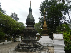 Shrines in Wat Xieng Thong, Luang Prabang, Laos.