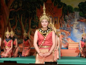 Enacting the Ramayana in Luang Prabang, Laos.