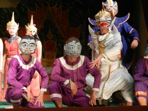 The Laotian version of the Ramayana in Luang Prabang, Laos.